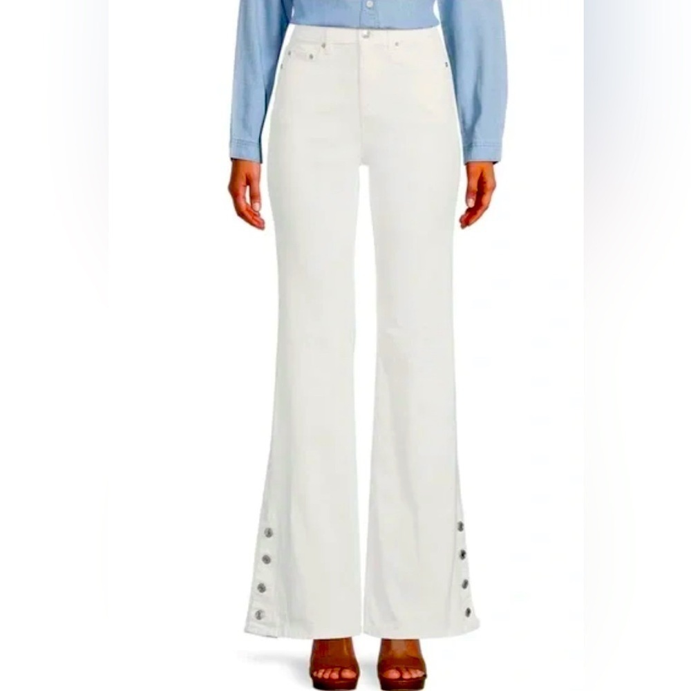 MICHAEL KORS | Women's White Flared Jeans